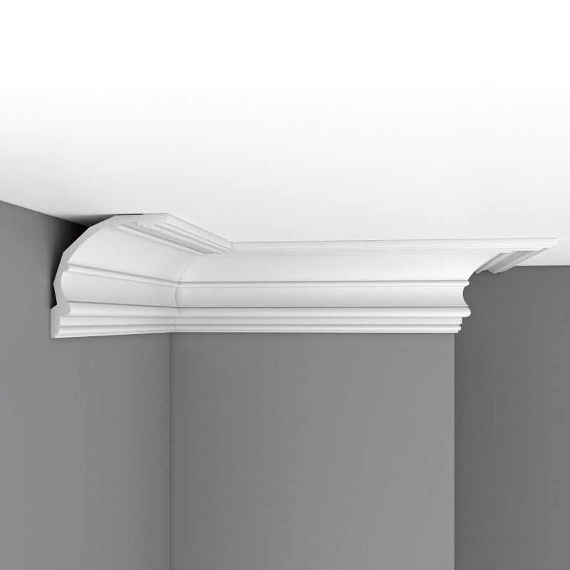 Плинтус потолочный без орнамента DP40