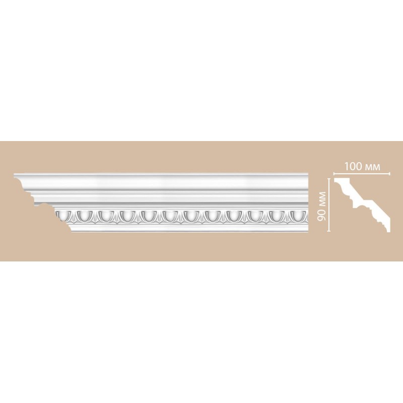 DT 9808 потолочный плинтус с орнаментом