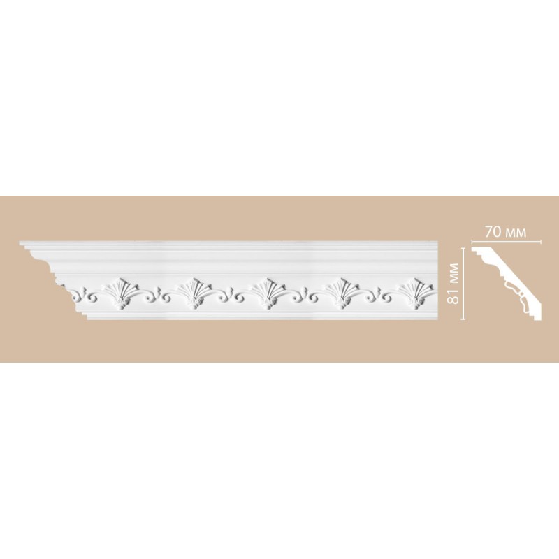 DT 9854 потолочный плинтус с орнаментом
