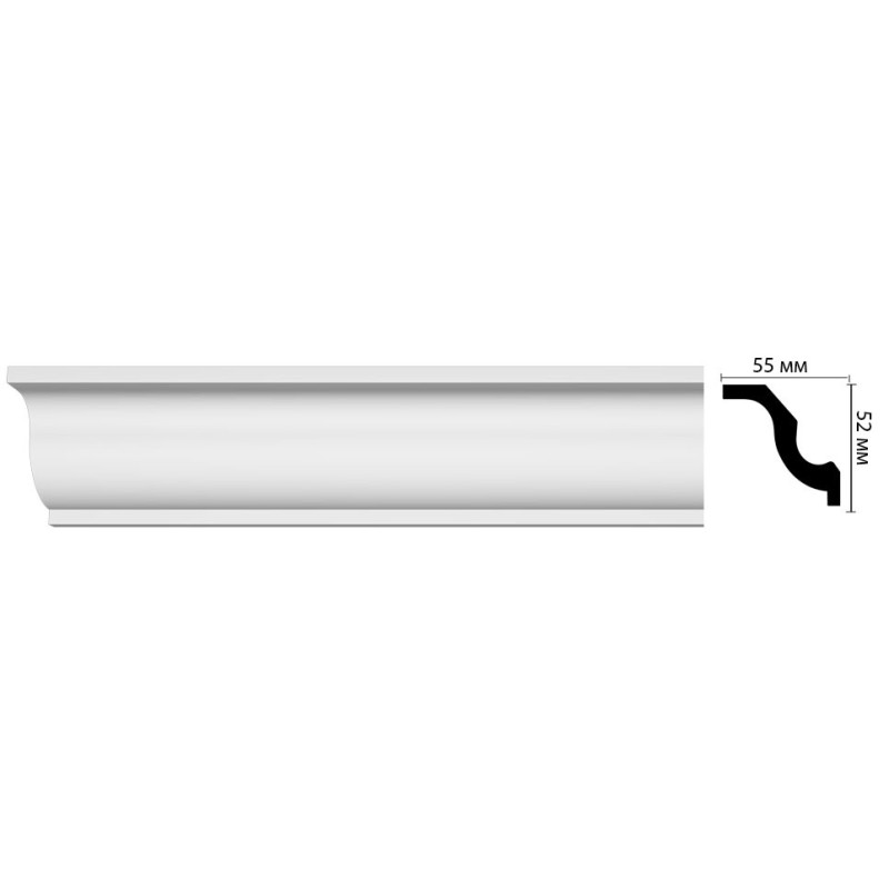 плинтус  дюропрофиль  D108