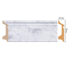 D122-79 ШК/16 Плинтус напольн.DECOMASTER(78*21*2400 мм)