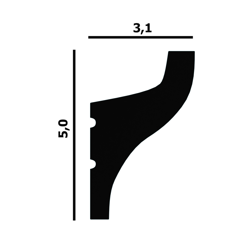 Плинтус (карниз) P95