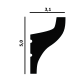Плинтус (карниз) P95