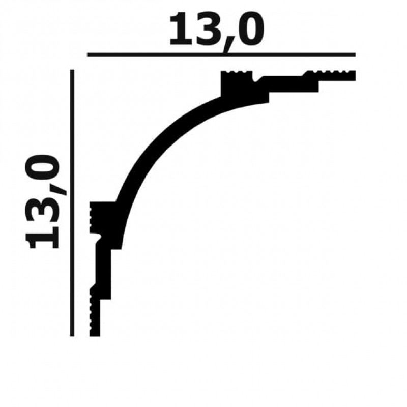 Карниз потолочный P100 Перфект Плюс