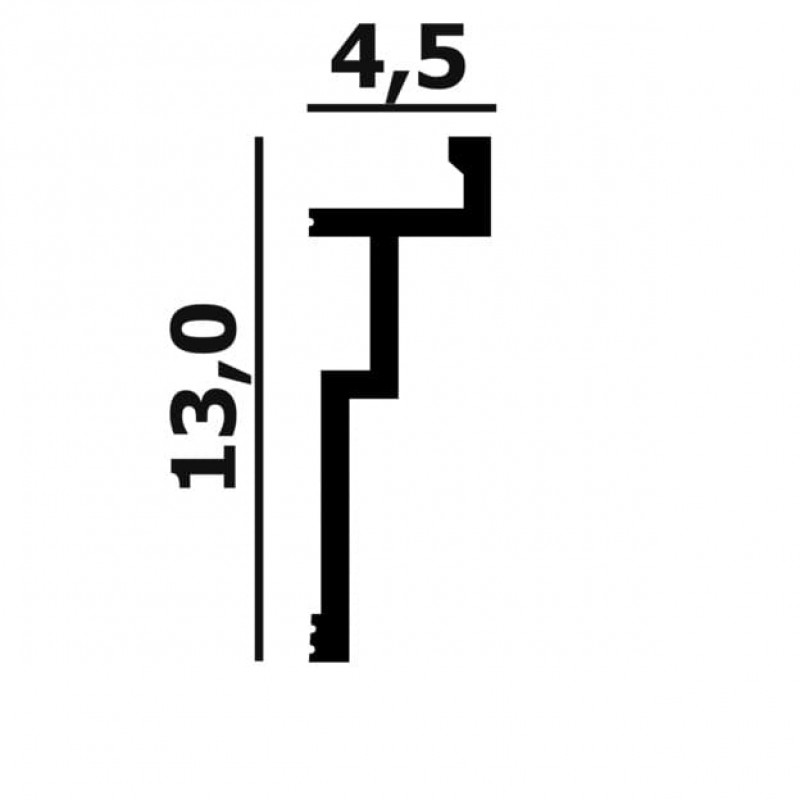 Карниз потолочный P101 Перфект Плюс