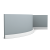Гибкий напольный плинтус SX194F SQUARE