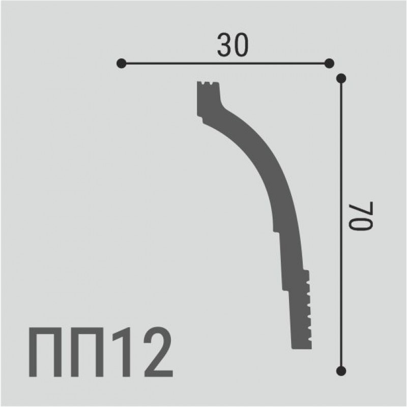 Карниз XPS POLYMER ПП 11 50/20