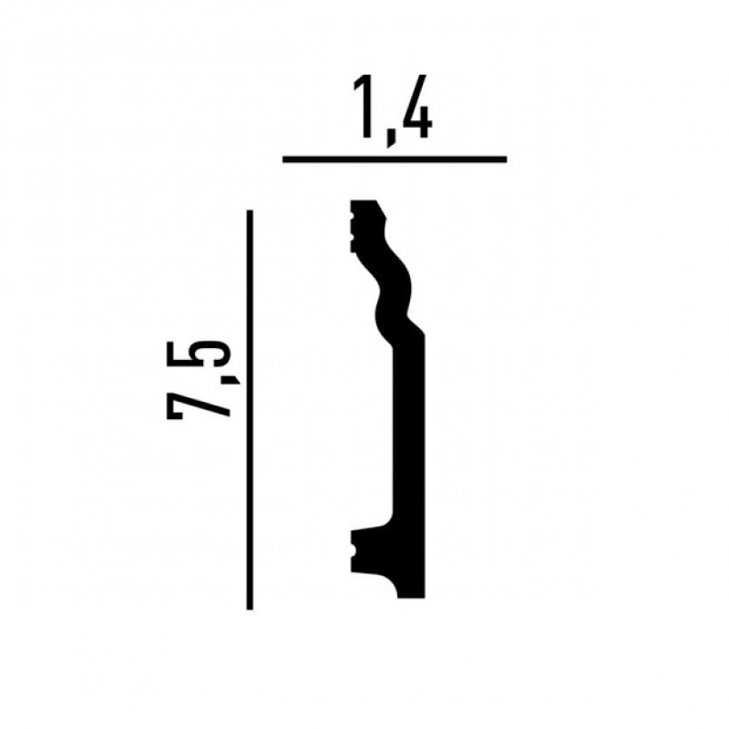 				Плинтус напольный P157