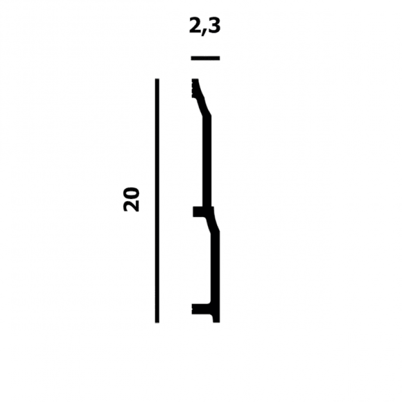 
				Плинтус напольный P175
