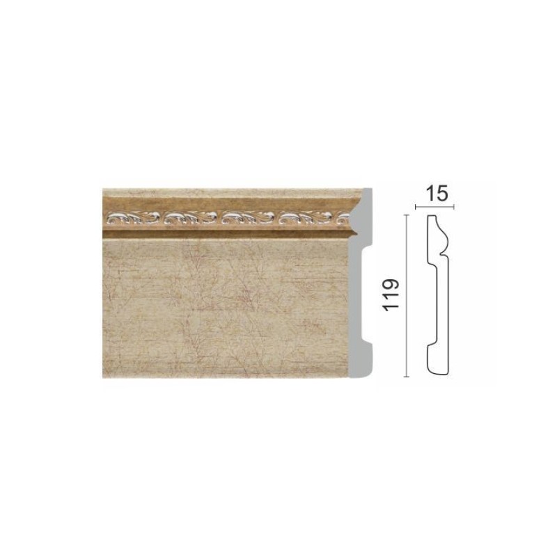 004-59 Напольный плинтус 