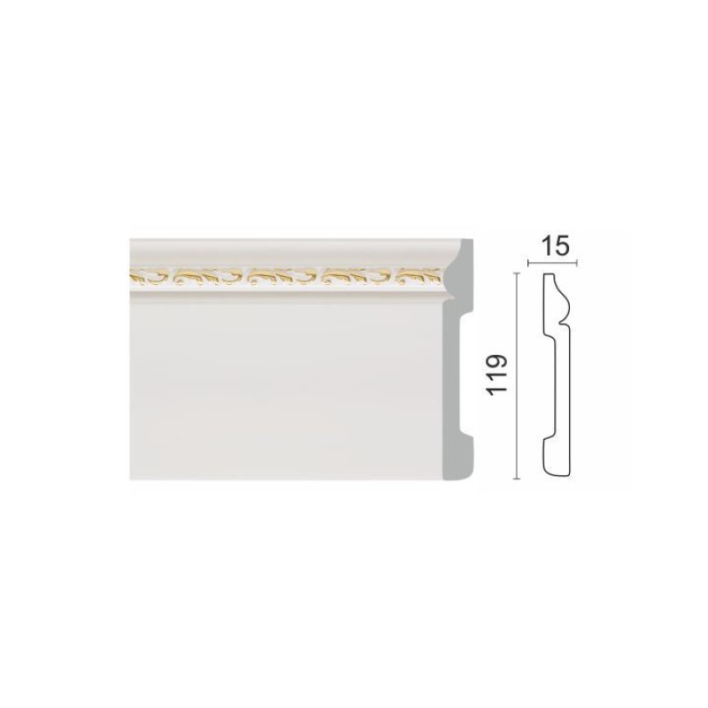 004G-60 Напольный плинтус 