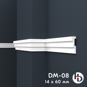 Молдинг из жесткого XPS ПраймДекор HD DM08