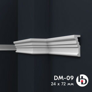 Молдинг из жесткого XPS ПраймДекор HD DM09