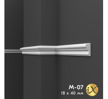 Ударопрочный молдинг ПраймДекор iX M07 40/18