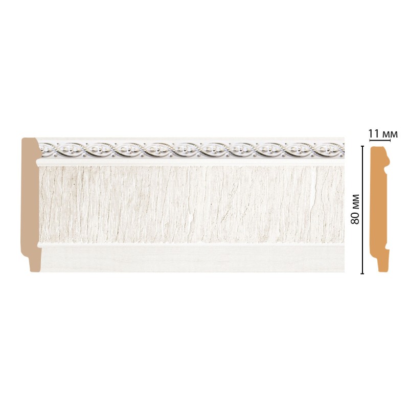 Плинтус напольный Декомастер 144-7D