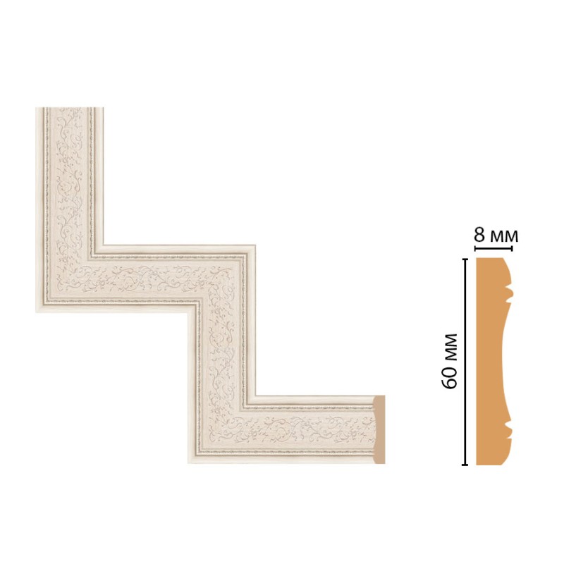 Декоративный угловой элемент Декомастер 186-1-13