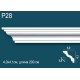 Карниз потолочный дюрополимер P28