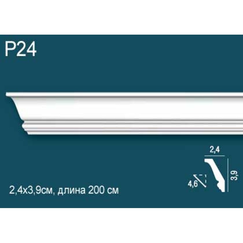 Карниз потолочный дюрополимер P24