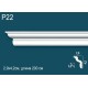 Карниз потолочный дюрополимер P22