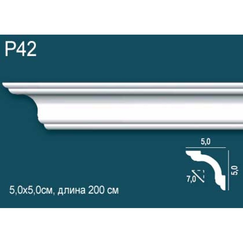 Карниз потолочный дюрополимер P42
