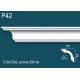 Карниз потолочный дюрополимер P42