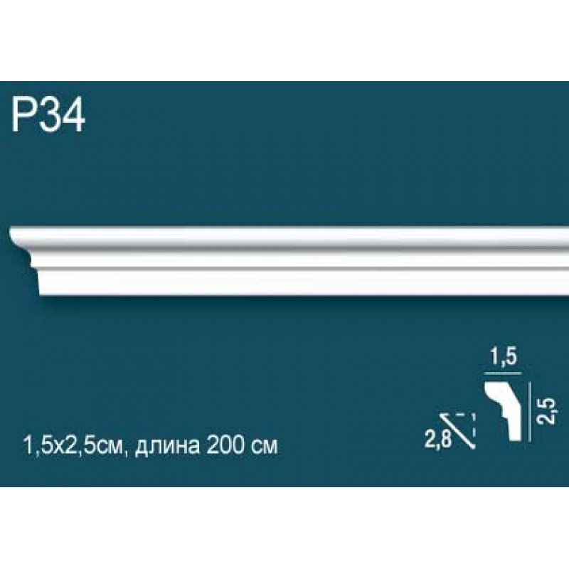 Карниз потолочный дюрополимер P34