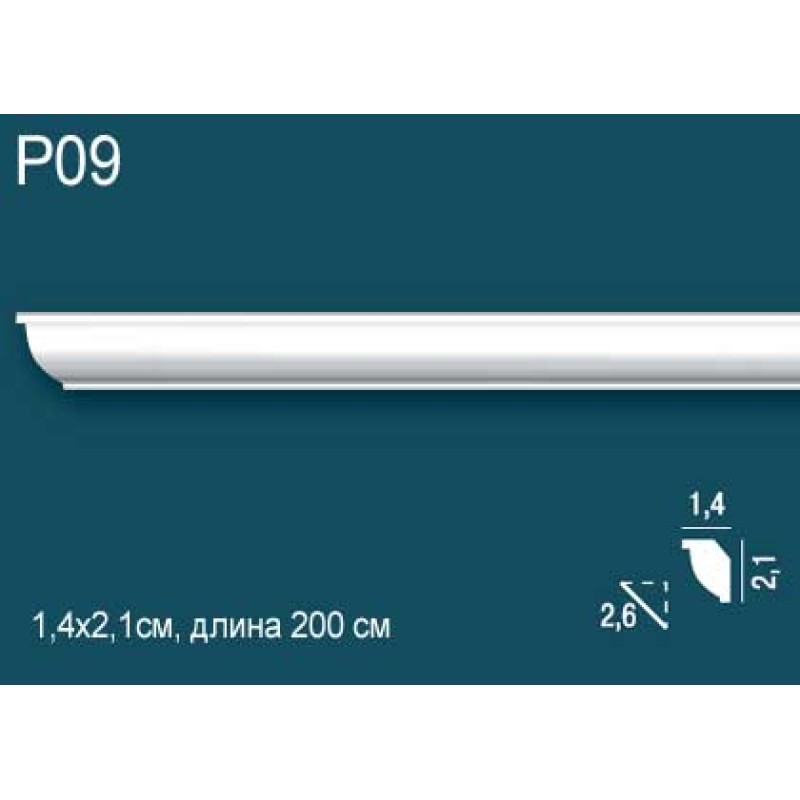 Карниз потолочный дюрополимер P09