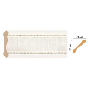 172-7D ШК/12 Плинтус DECOMASTER(71*71*2400 мм)