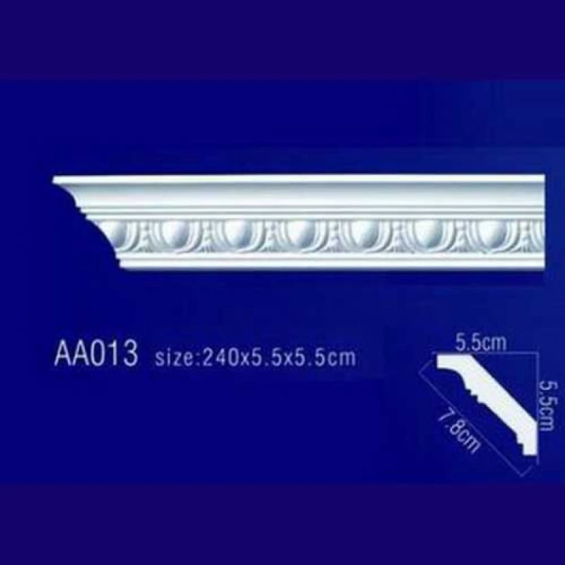 потолочный плинтус с орнаментом Гибкий AA013F
