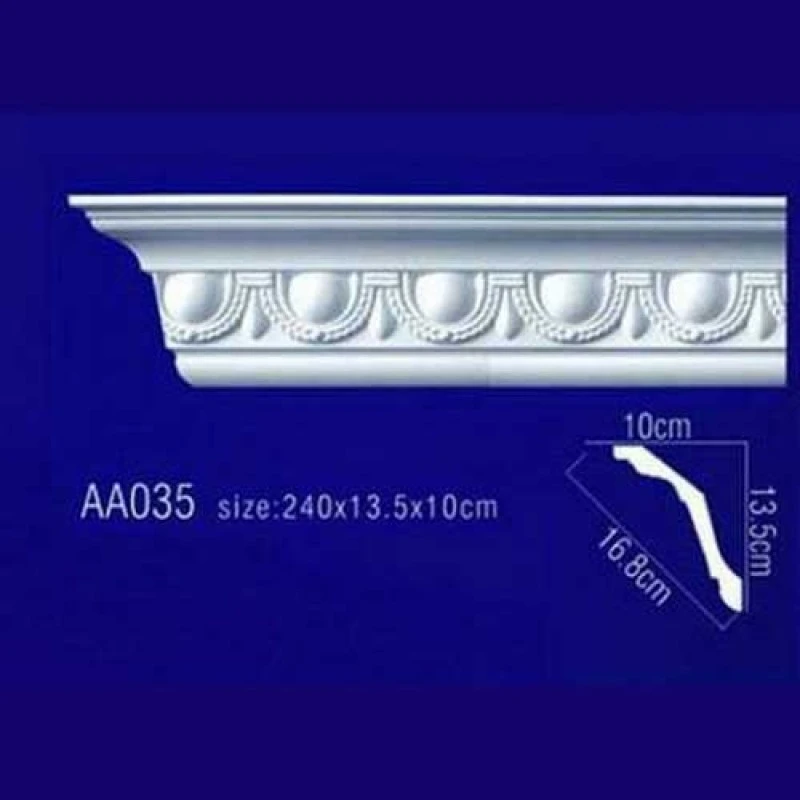 потолочный плинтус с орнаментом AA035