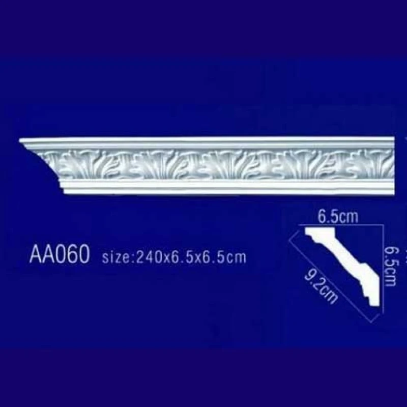 потолочный плинтус с орнаментом Гибкий AA060F