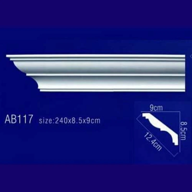Потолочный плинтус Гибкий AB117F