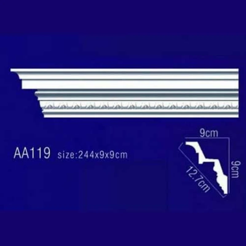 потолочный плинтус с орнаментом AA119