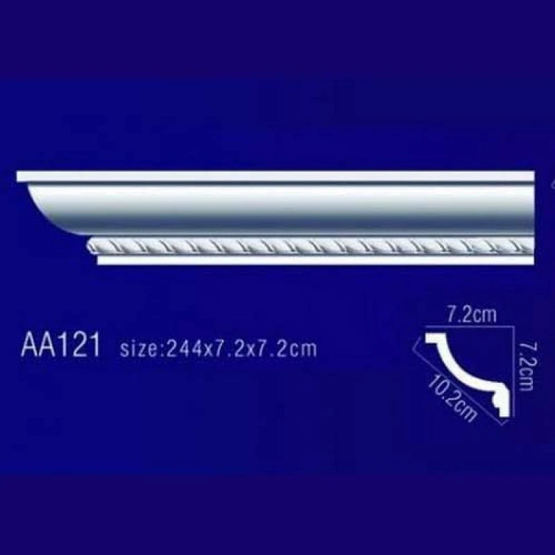 потолочный плинтус с орнаментом AA121