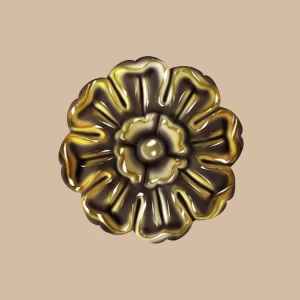 Розетка окрашенная из полиуретана 80095-57 