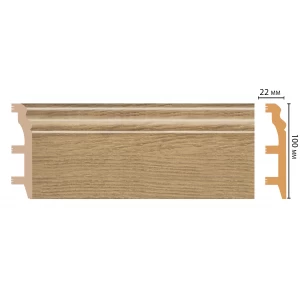 D232-83 ШК/14 Плинтус напольн.DECOMASTER(100*22*2400 мм)