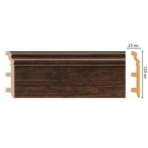 D233-966 ШК/8 Плинтус напольн.DECOMASTER(120*23*2400 мм)