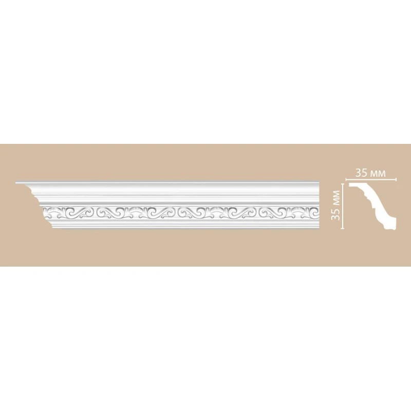 95842 потолочный плинтус с орнаментом DECOMASTER