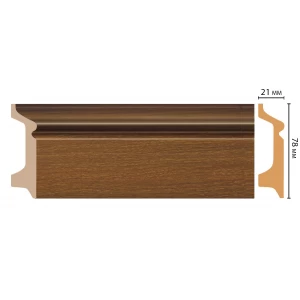 D122-85 ШК/16 Плинтус напольн.DECOMASTER(78*21*2400 мм)