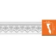 95214 гибкий потолочный плинтус с орнаментом DECOMASTER