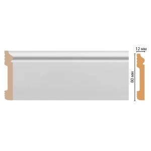 D005-114 ШК/26 плинтус напольн. DECOMASTER(79*13*2400 мм)
