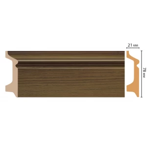 D122-88 ШК/16 Плинтус напольн.DECOMASTER(78*21*2400 мм)
