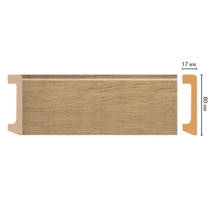 D235-83 ШК/20 Плинтус напольн.DECOMASTER(80*17*2400 мм)