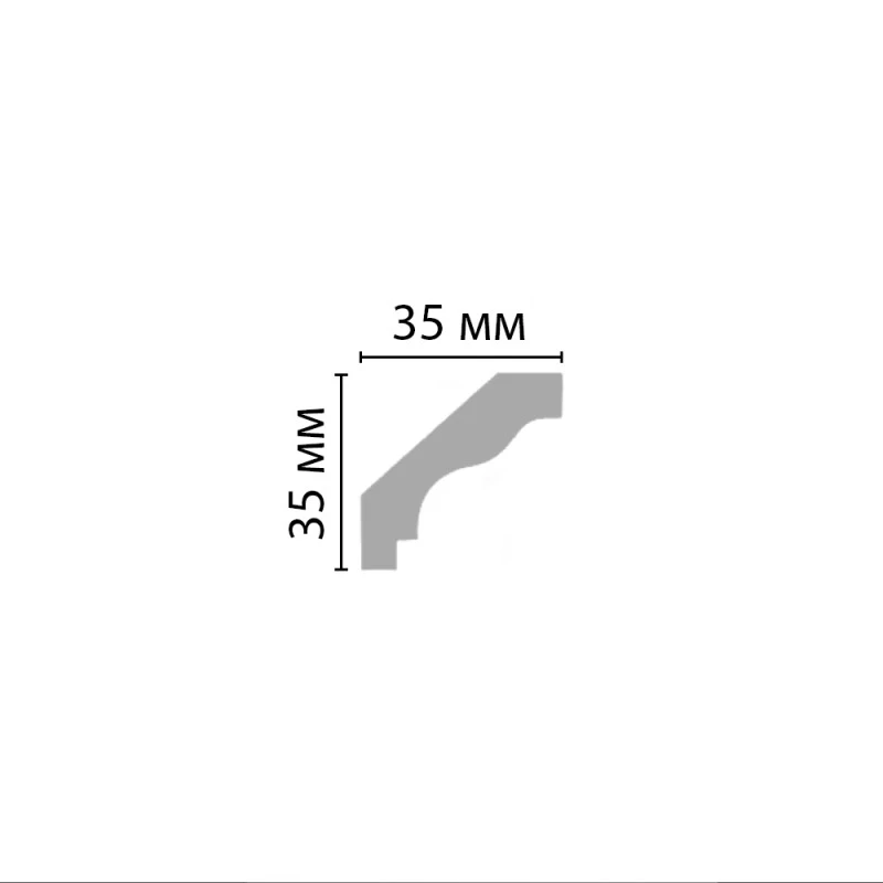 96230/30 FLEXIBLE плинтус DECOMASTER-2 (35х35х2400мм)