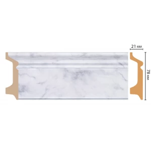 D122-79 ШК/16 Плинтус напольн.DECOMASTER(78*21*2400 мм)