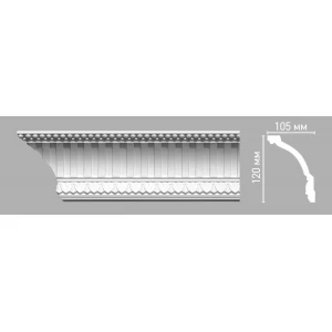 95105 ШК/24 плинтус DECOMASTER-3 (120х105х2400мм)