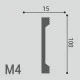 Молдинг XPS POLYMER М 4