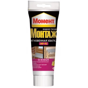 Клей Мгновенная Хватка MР-90, Момент Монтаж, 125 г