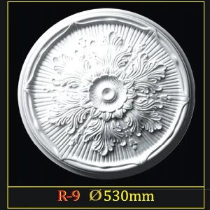 Розетка потолочная из полистирола R9