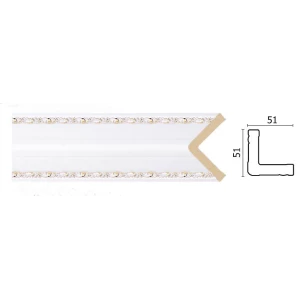 142-115G Уголок средний золотистый 